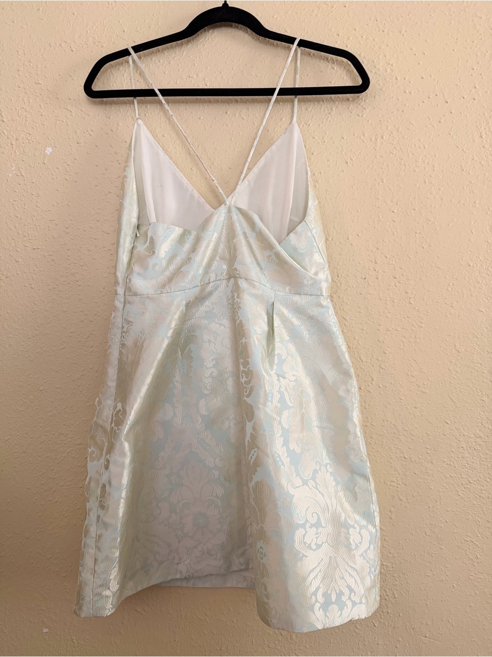 Free People | Party Queen of Hearts Mini Dress Brocade - Size 8 - Picture 5 of 6
